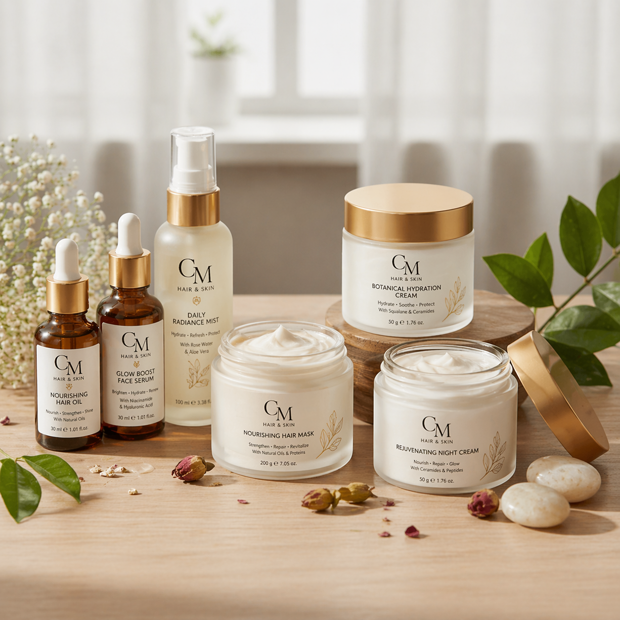 Natural oils and premium skincare